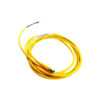Cable conector de una terminal Hembra PKG 3M-2 M8 x 1, 125VAC/VDC 4A