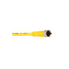 Cable conector de una terminal Hembra PKG 3M-2 M8 x 1, 125VAC/VDC 4A - Image 2