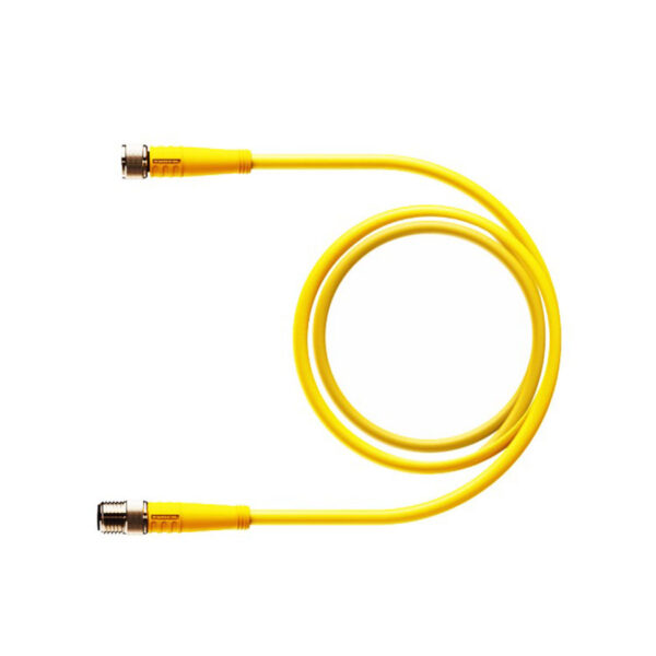 Cable conector de una terminal Hembra  PKG 4M -10               M8 x 1, 125VAC/VDC  2A
